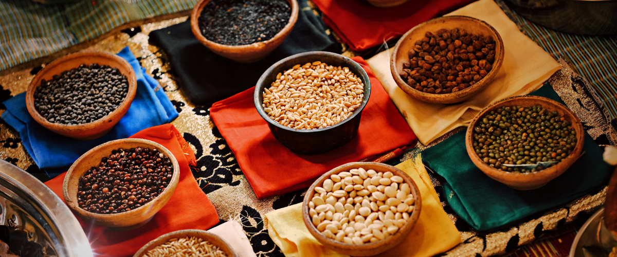 What are the most essential Indian dals, beans, and peas used in Indian cooking?
