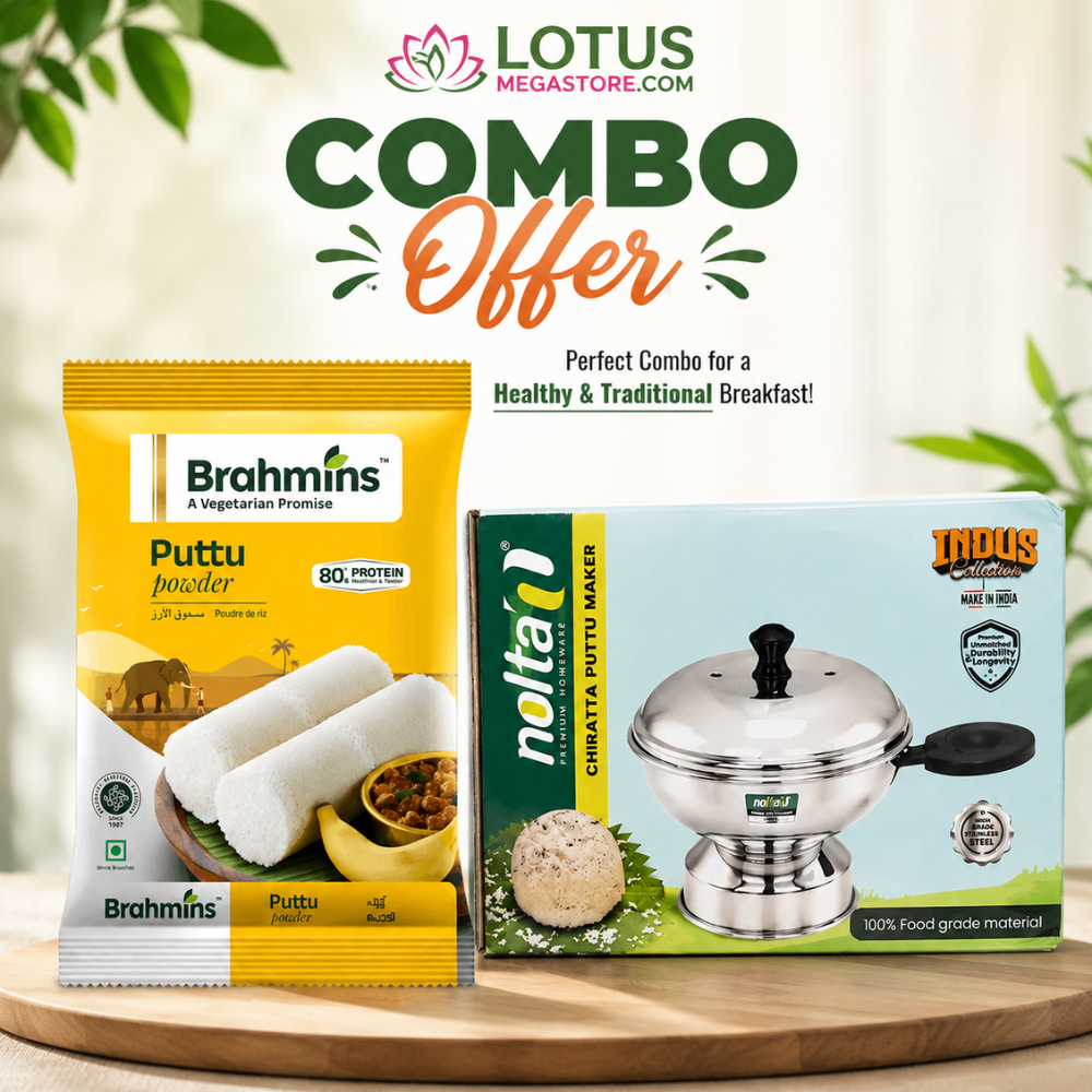 Chiratta Puttu Maker & Rice Flour