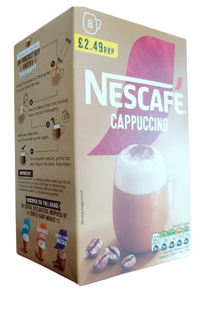 Nescafe 8 Sac Cappucino - 124 g
