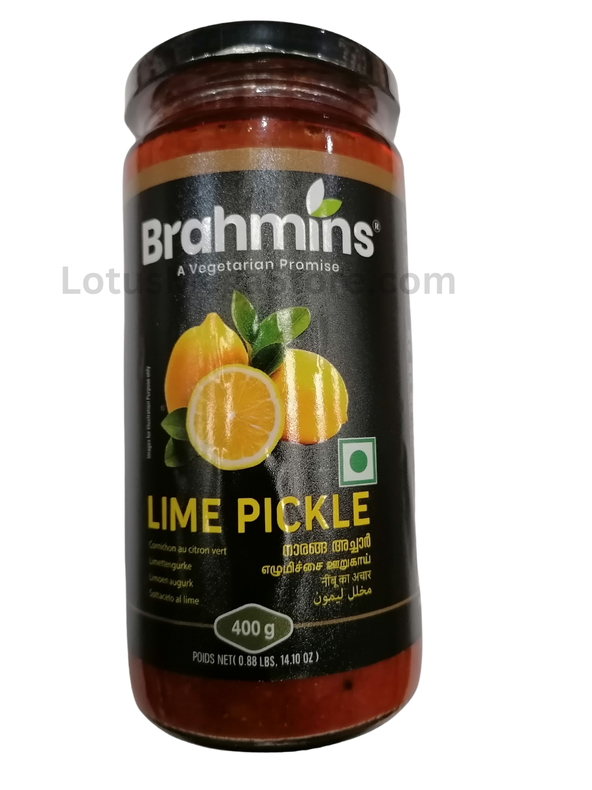 Brahmins Lime Pickle (Red) - 400 g