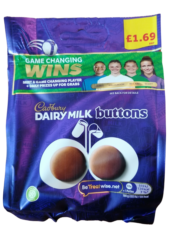 Diary Milk Chocolate Buttons - 85 g