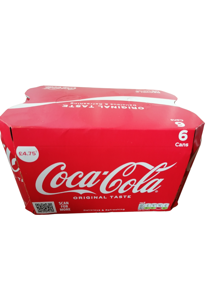 Coca Cola Classic 6 cans (330mL) - 1980 g