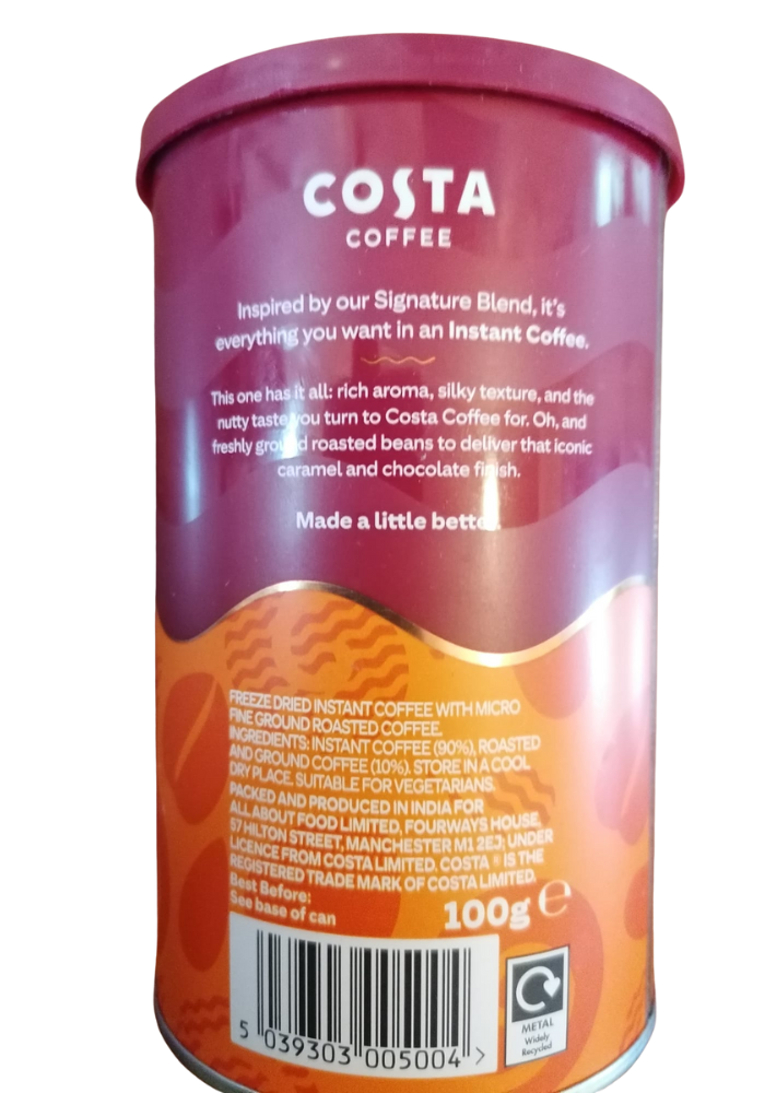 Costa Coffee Medium Roast - 100 g