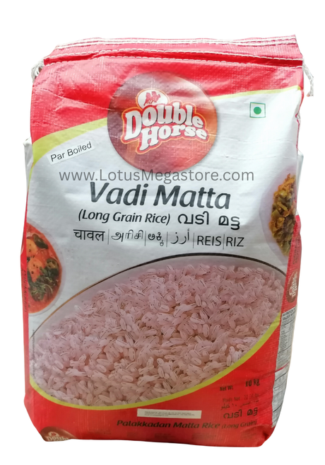 Double Horse Palakadan Matta Rice – Kerala Red Rice 10kg