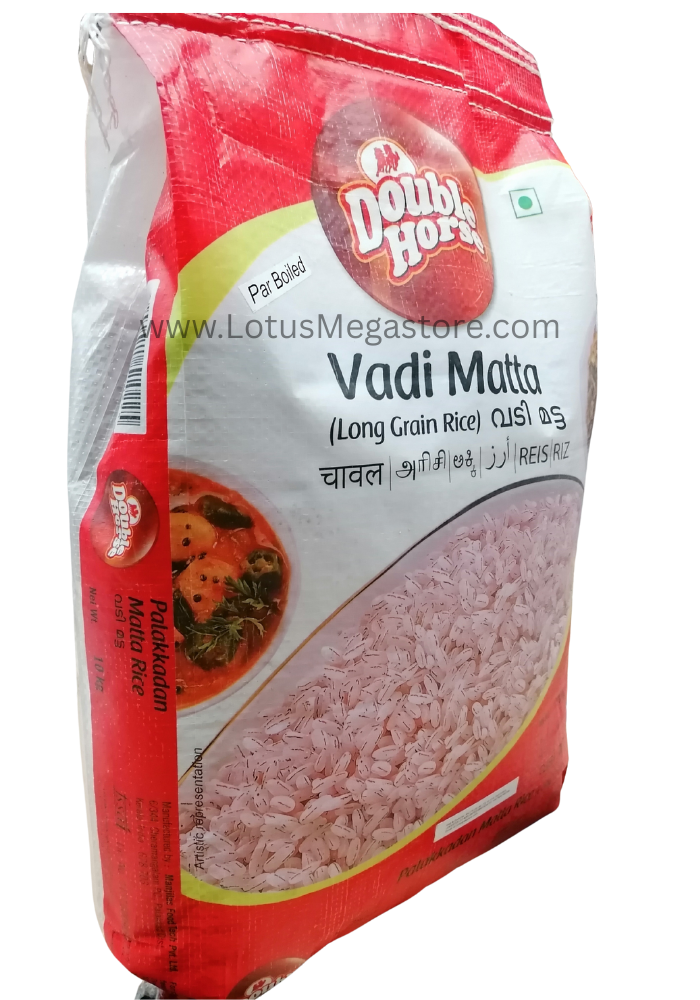 Double Horse Palakadan Matta Rice – Kerala Red Rice 10kg