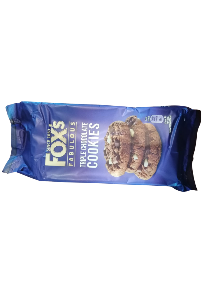 Fox's Triple Chocolate Cookies - 180 g