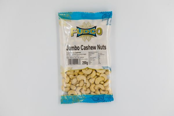 Fudco Jumbo Cashew Nuts - 250 g