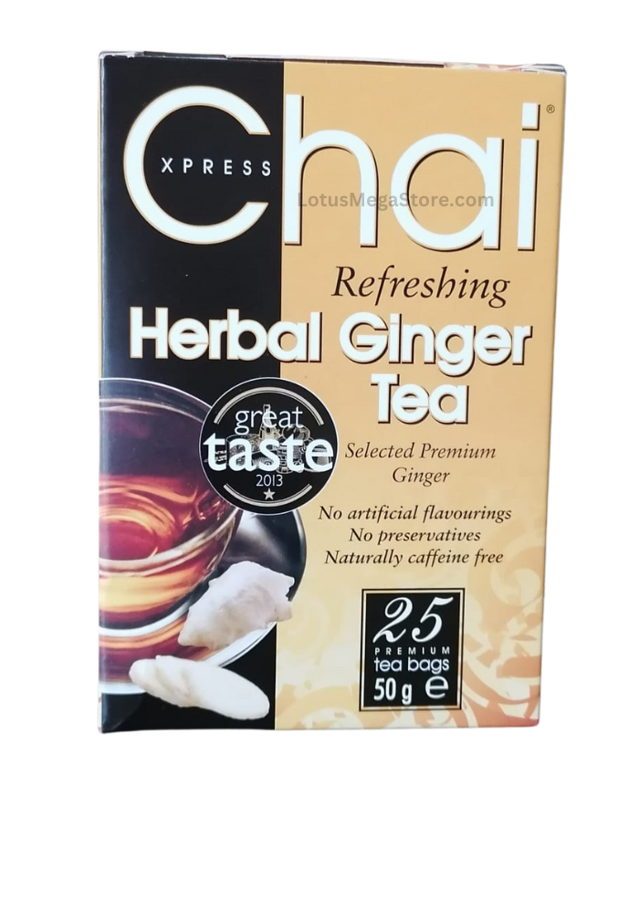 Fudco Herbal Ginger 25 Tea Bags - 50 g