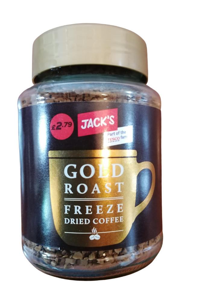 Jacks Gold Roast Freeze Dried Coffee - 90 g