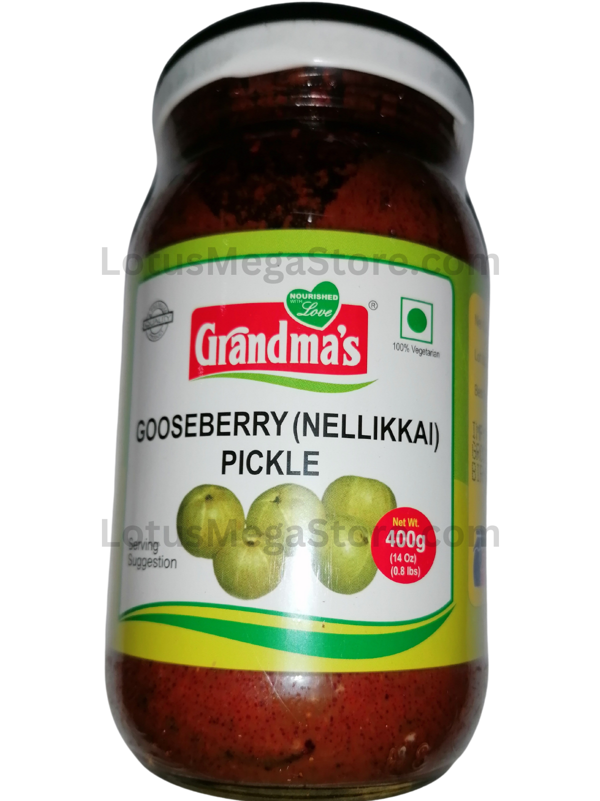 Grandma's Gooseberry (Amla / Nellikka) Pickle - 400 g