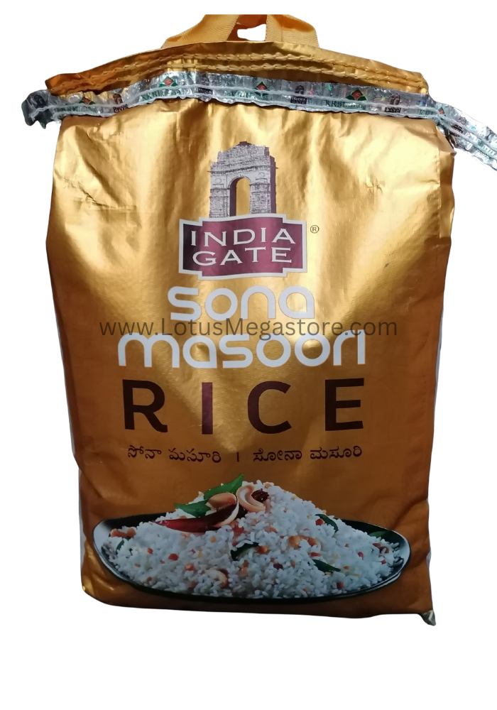India Gate Sona Masoori Rice - 10 kg