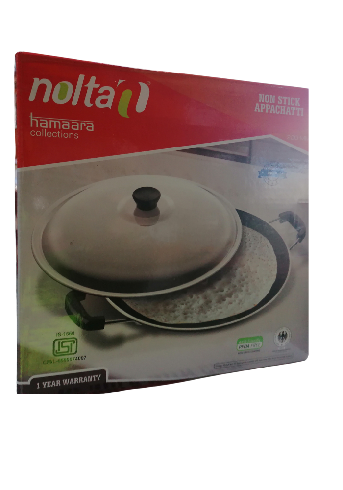 Nolta Non-Stick Appam Chatti (Pan) – 20 cm / 200 mm