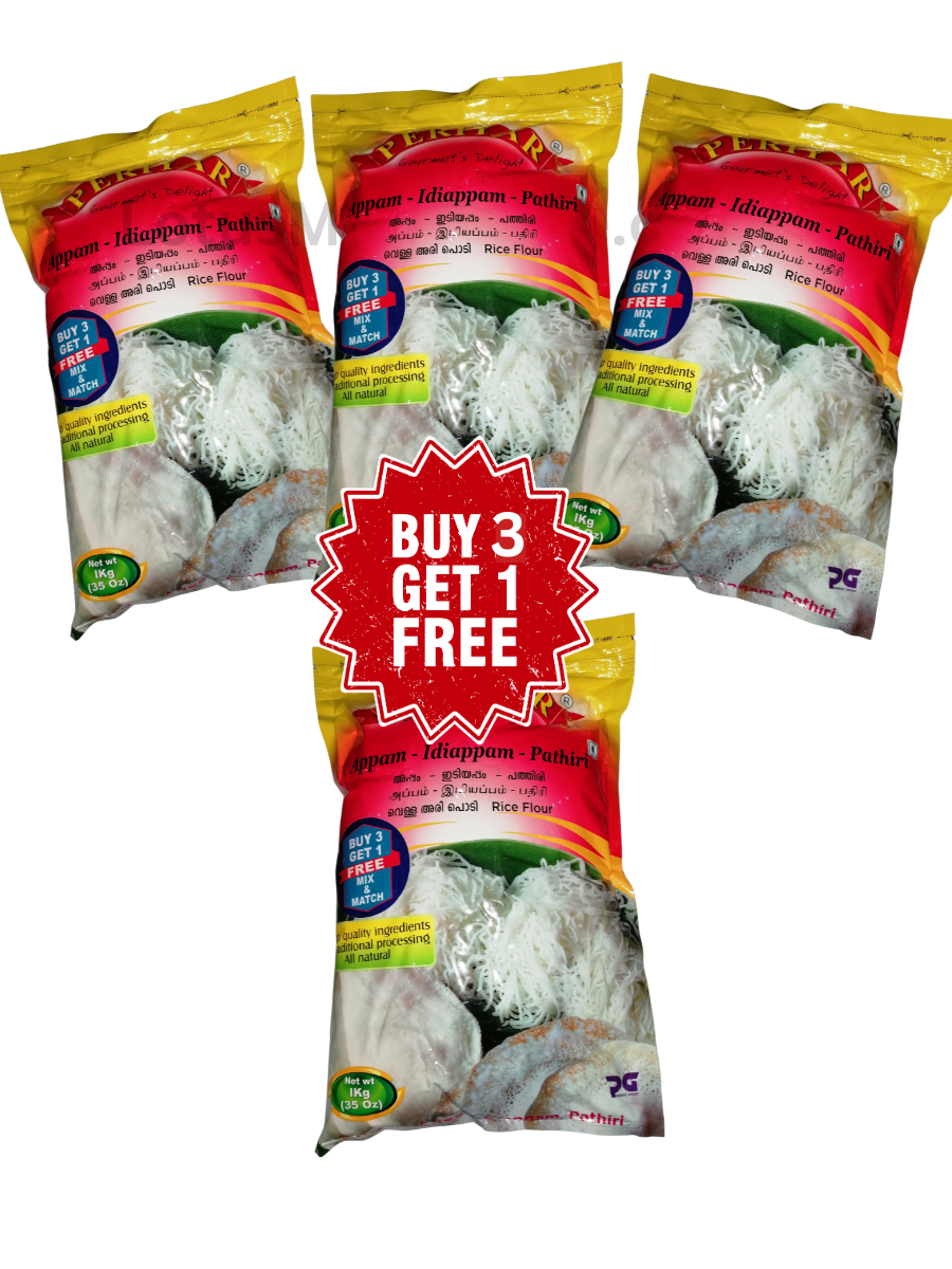 Periyar Appam Idiappam Pathiri Flour - 4 kg