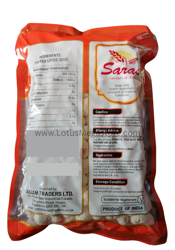 Saras Phool Makhana - 100 g