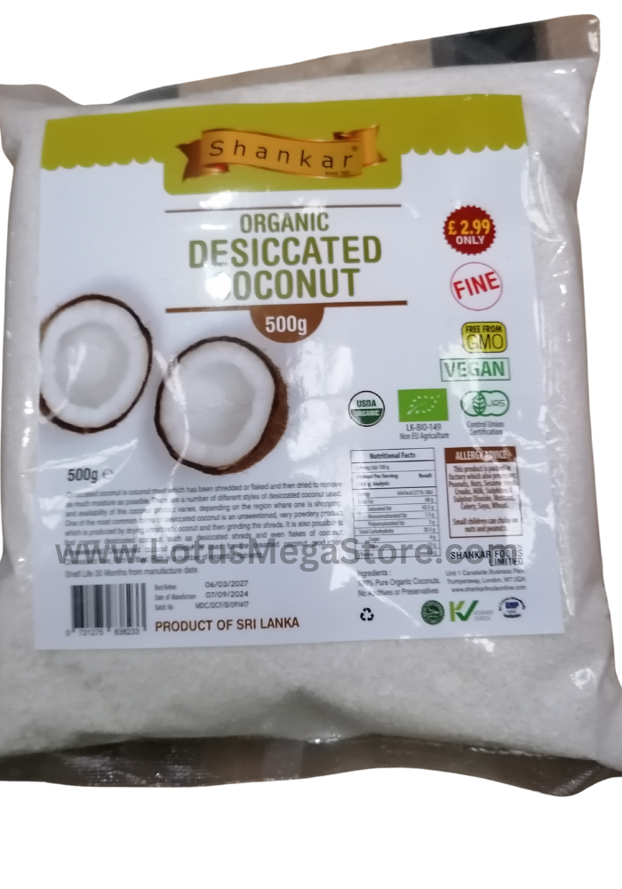 Organic Desiccated Coconut Fine