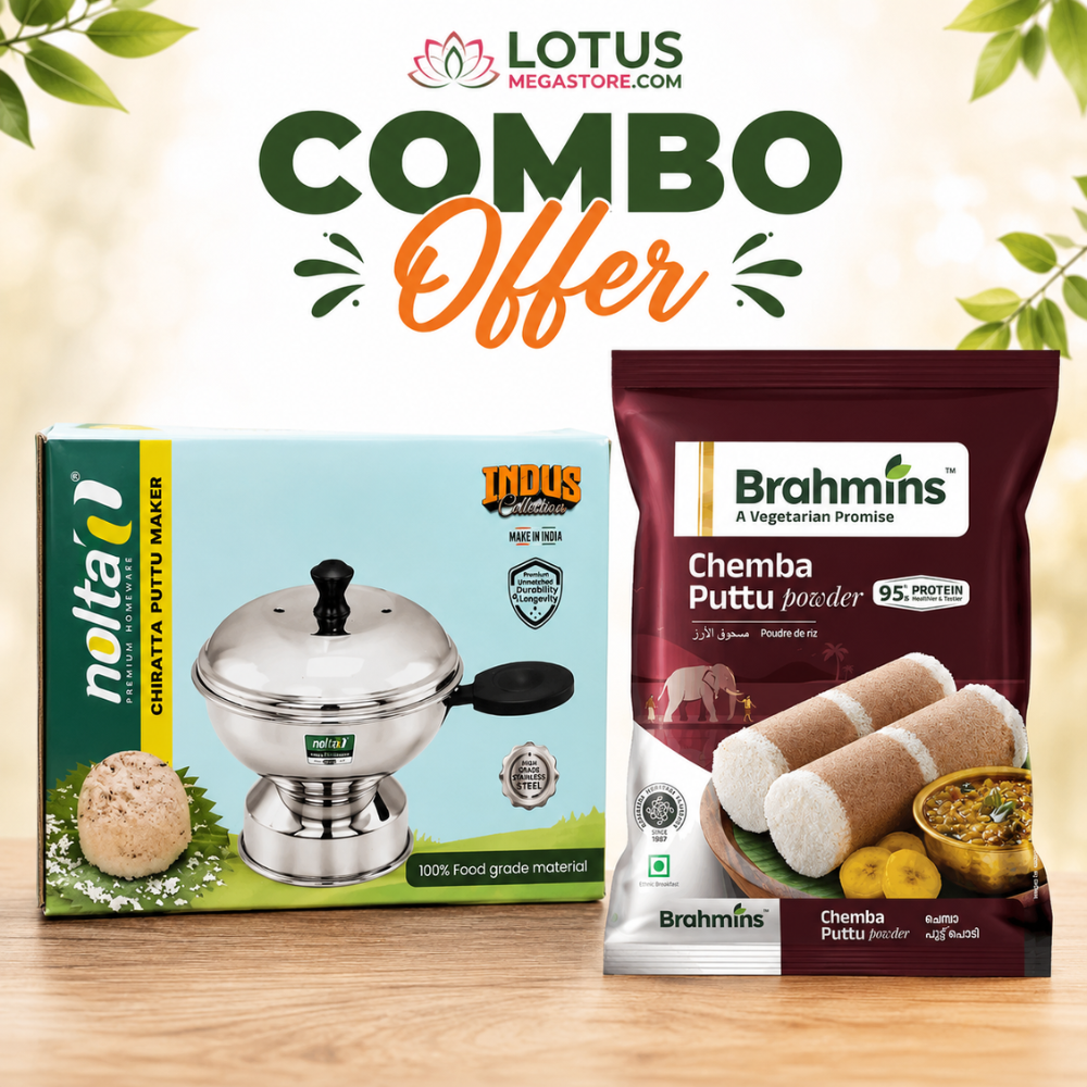 Chiratta Puttu Maker & Chemba Puttu Powder