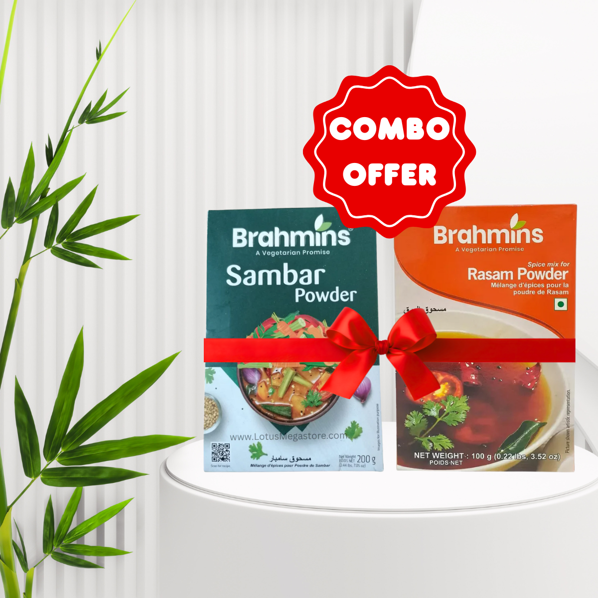 Brahmins Sambar Powder 200 g & Rasam Powder 100 g