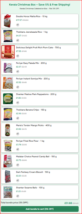 Kerala Christmas Box – Save 5% & Free Shipping!