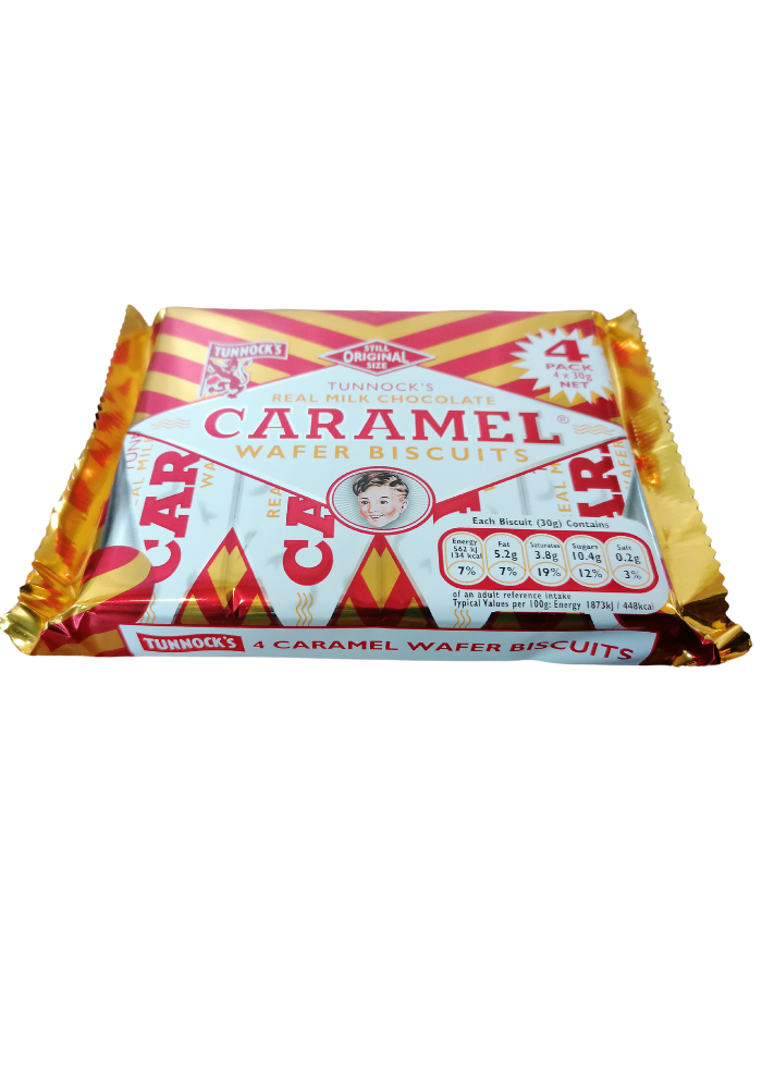 Tunnock's Choc Caramel Wafer - 4 Pack