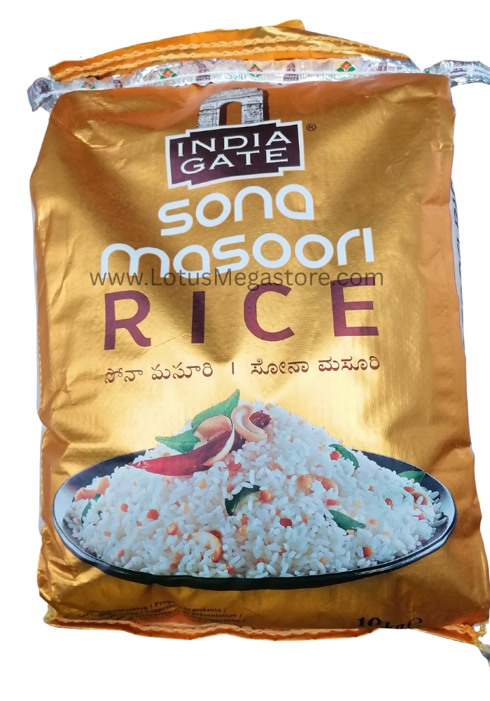 India Gate Sona Masoori Rice - 10 kg