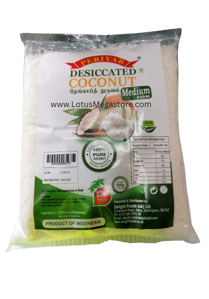 Periyar Desicated Coconut Medium - 500 g